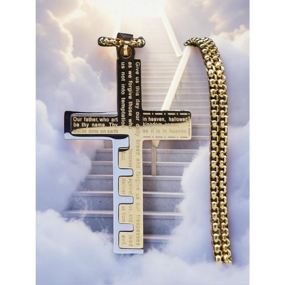 Our Father…. Unisex… Necklace.. 3 Style Choices… Experience It